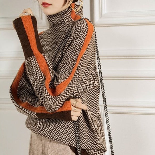 Reniva – pull en maille à col roulé