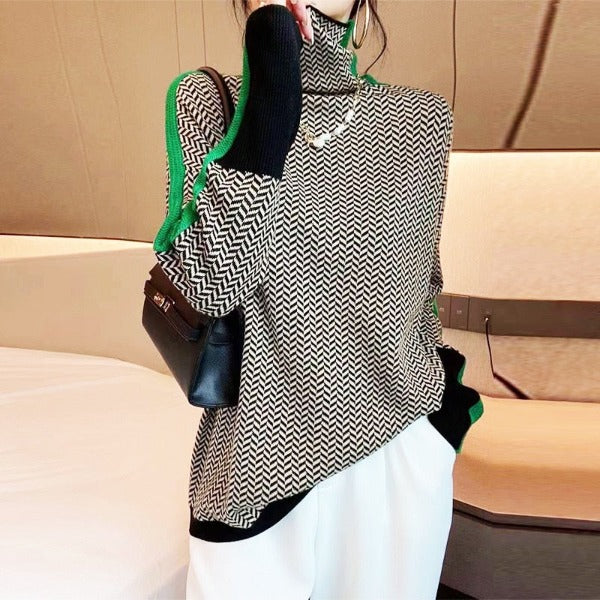 Reniva – pull en maille à col roulé