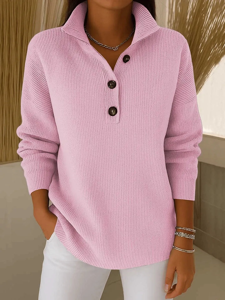 Ilenna – pull en maille à col polo