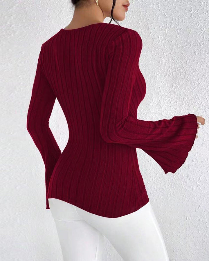 Kivara – Haut en tricot à manches cloche