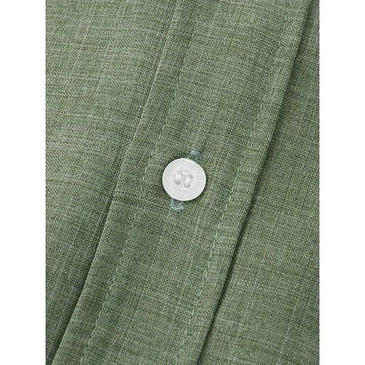 Tovren – Chemise en lin à col tunisien