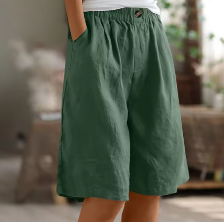 Mevira – shorts tissés à taille élastiquée