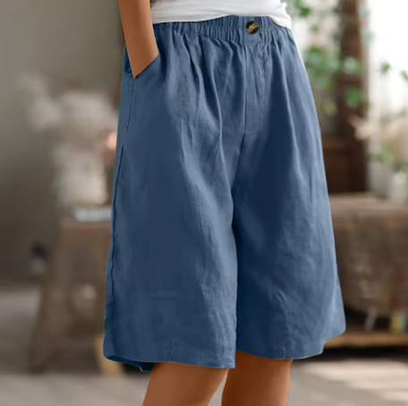 Mevira – shorts tissés à taille élastiquée