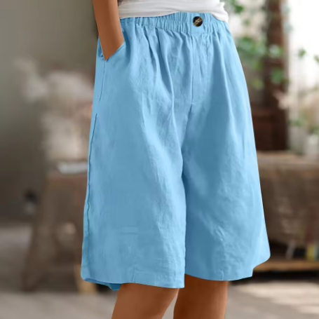 Mevira – shorts tissés à taille élastiquée