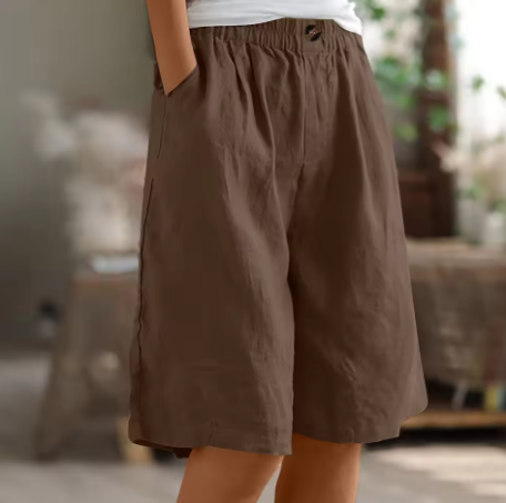 Mevira – shorts tissés à taille élastiquée