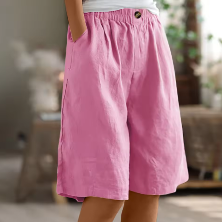 Mevira – shorts tissés à taille élastiquée