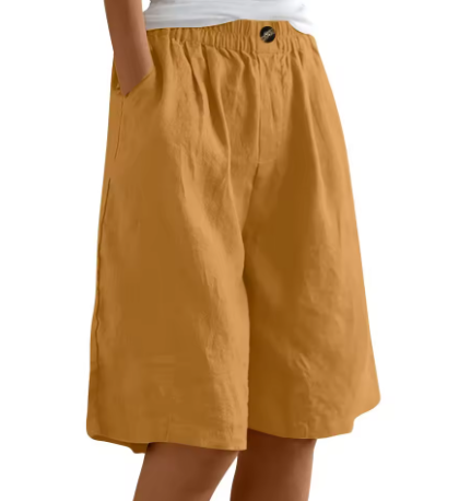 Mevira – shorts tissés à taille élastiquée