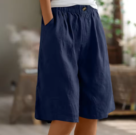 Mevira – shorts tissés à taille élastiquée