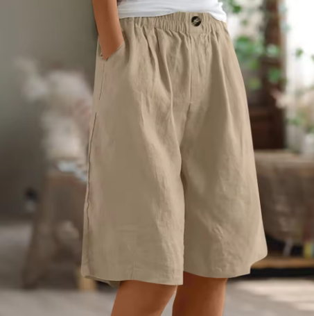 Mevira – shorts tissés à taille élastiquée