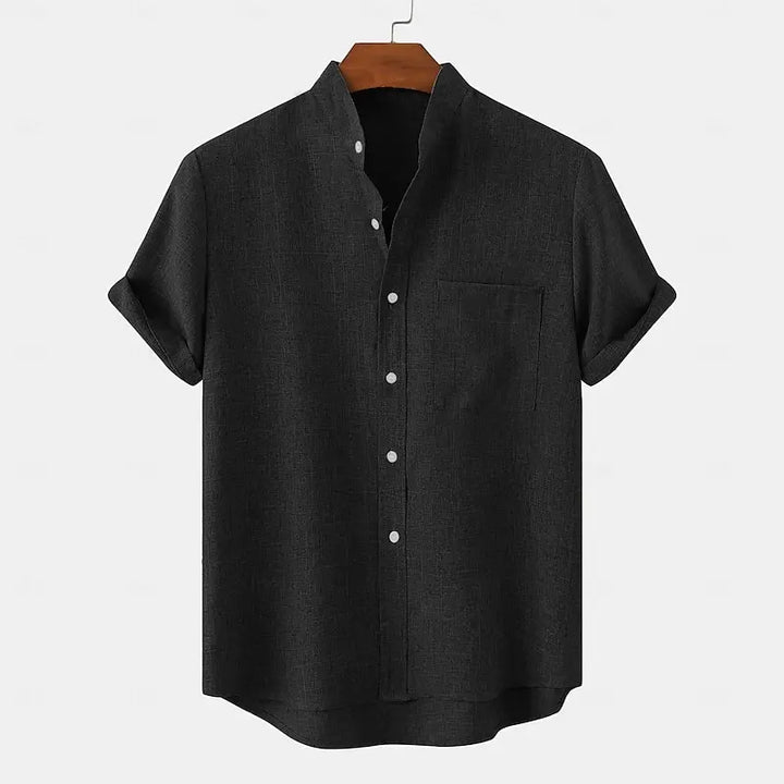 Tovren – Chemise en lin à col tunisien
