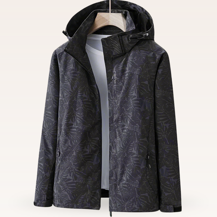 Luniva – veste imperméable à imprimé feuillage