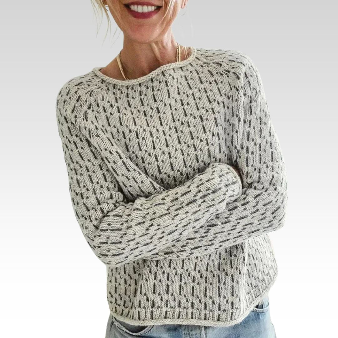 Neraya – pull en maille à col bateau