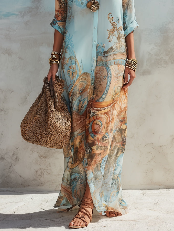 Nivara – blouse coupe maxi