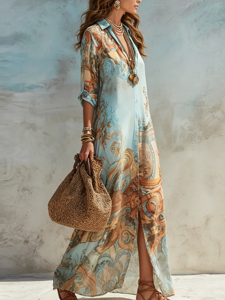 Nivara – blouse coupe maxi