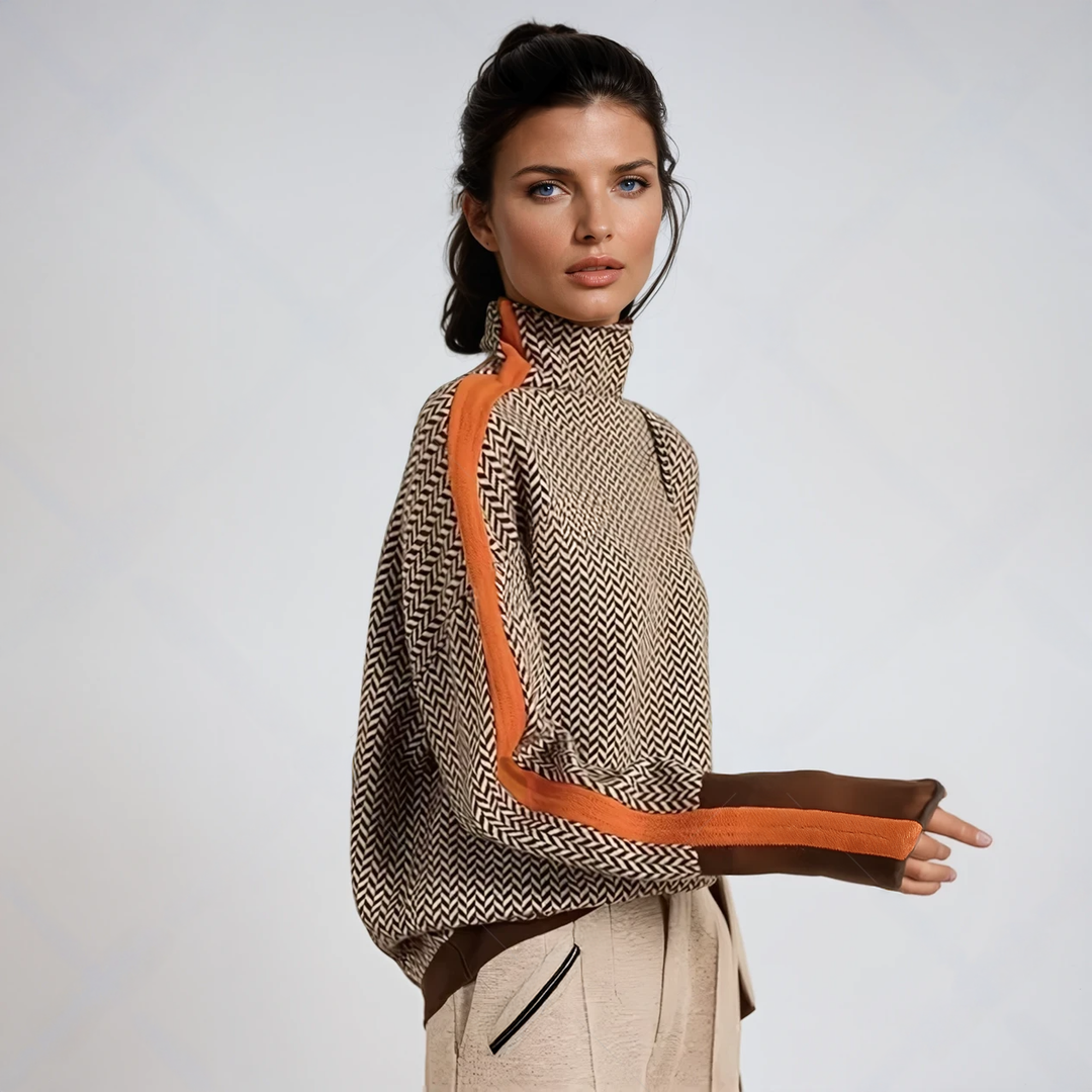 Reniva – pull en maille à col roulé