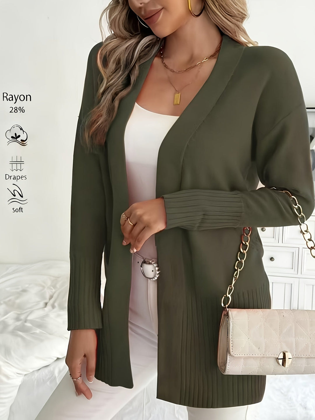 Tivora – gilet long en maille