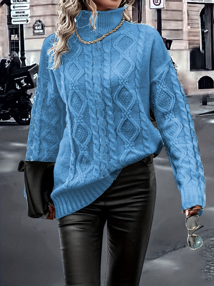 Nerise – Blouse en tricot à rayures verticales