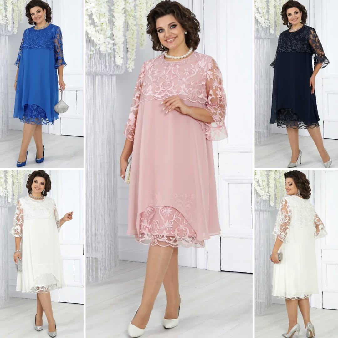 Novira – À empiècements patchwork en mousseline, robe