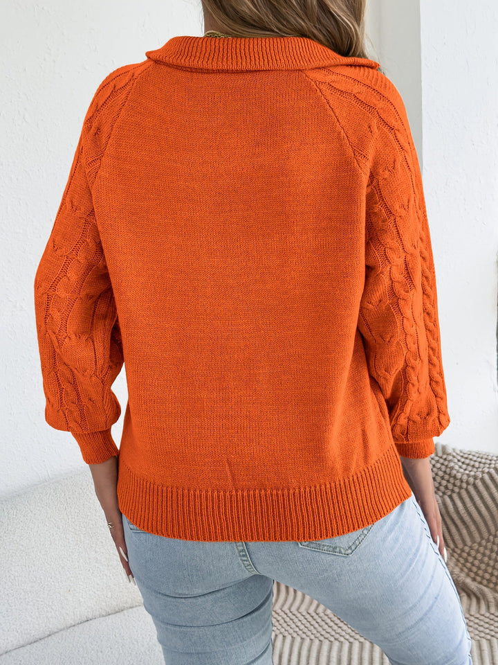 Mevira – pull en maille à manches lanterne