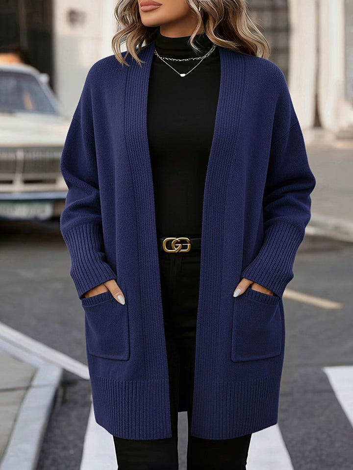 Navira – cardigan en tricot côtelé