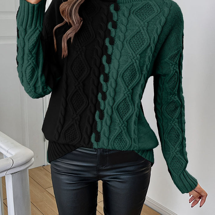 Nerise – Blouse en tricot à rayures verticales