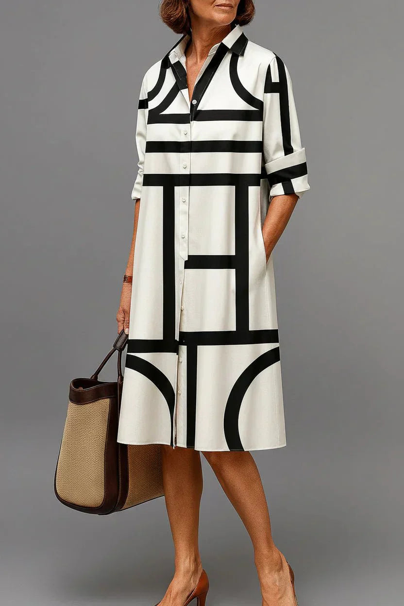 Vaelia – Robe midi drapée en tissu