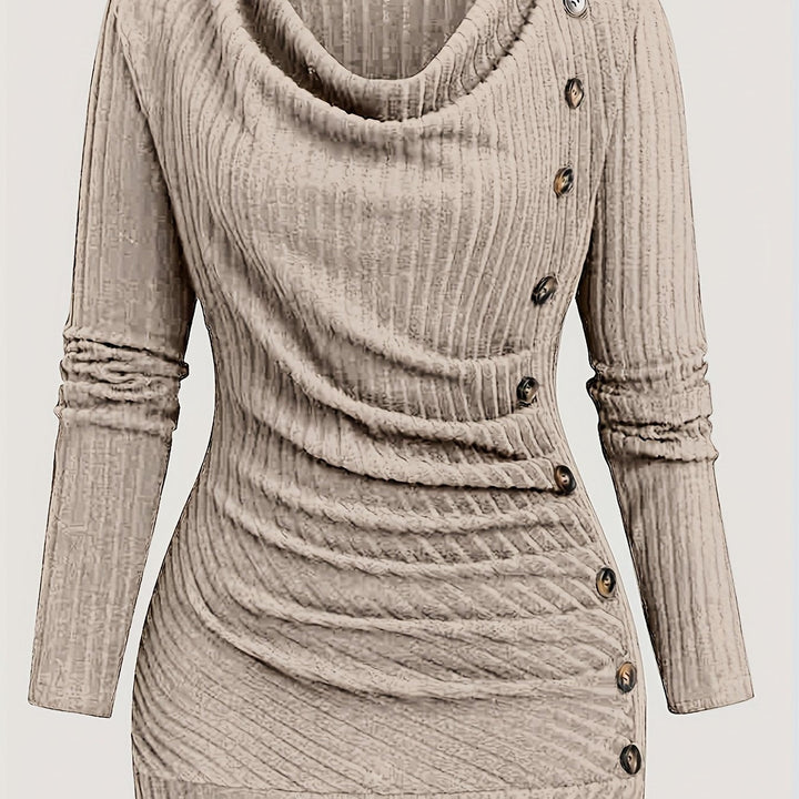 Solyne – Haut en tricot à col rond