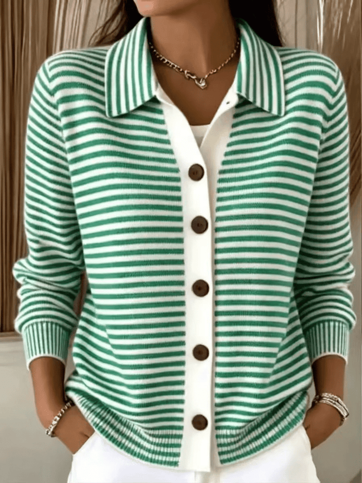 Neraya – cardigan en tricot imprimé