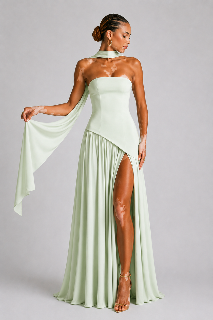 Eryla – Robe maxi à dos nu
