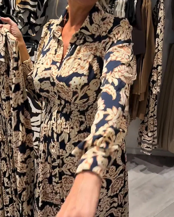 Naliri – robe chemise à imprimé floral
