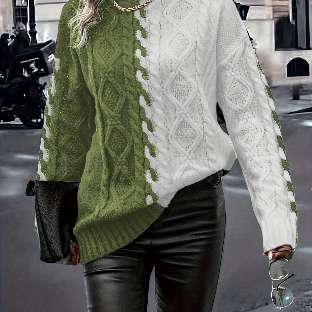 Nerise – Blouse en tricot à rayures verticales