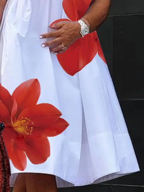 Orvina – Robe midi plissée tissée