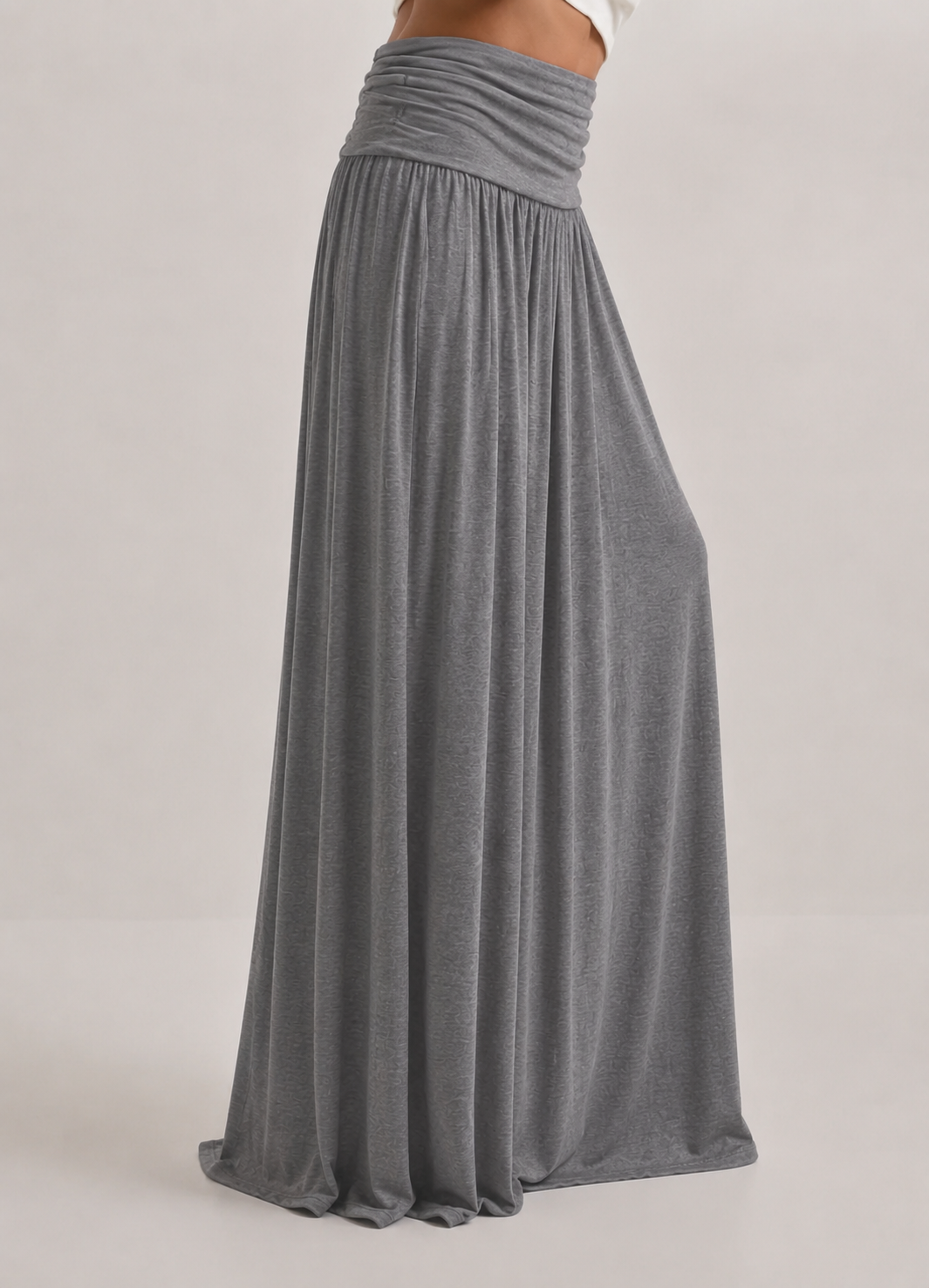 Orlise – jupe à taille froncée