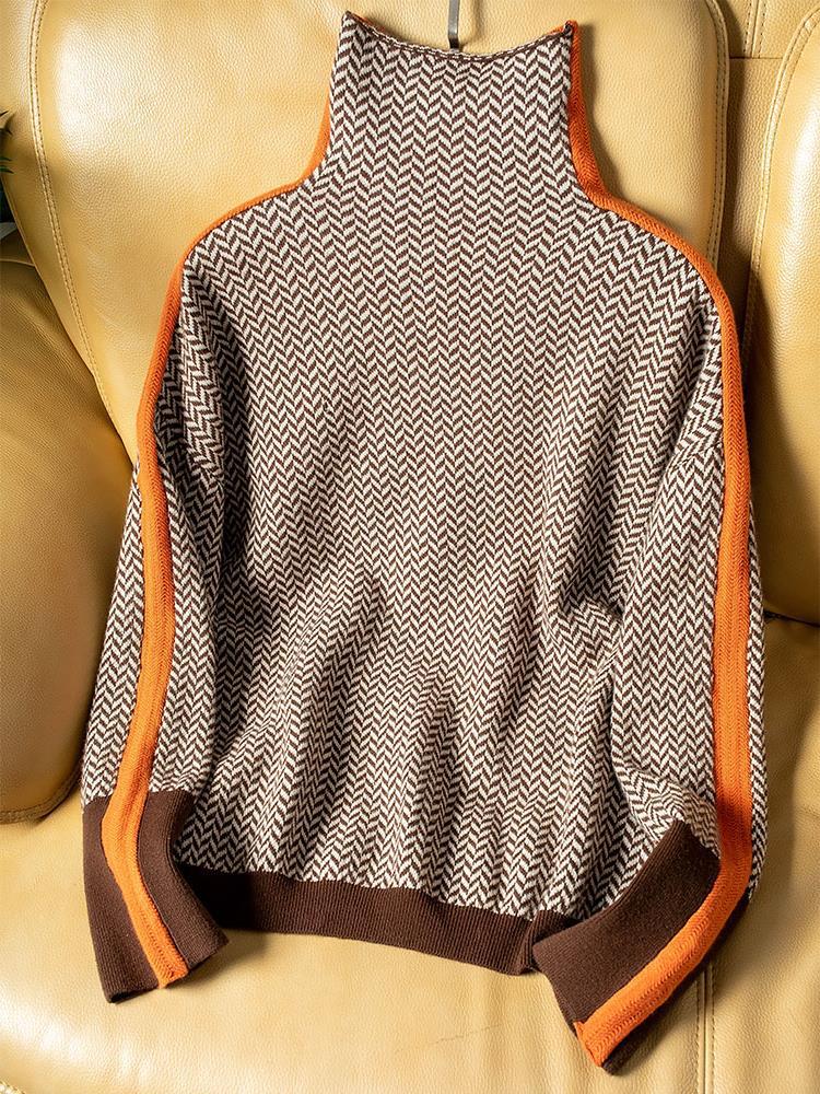 Reniva – pull en maille à col roulé