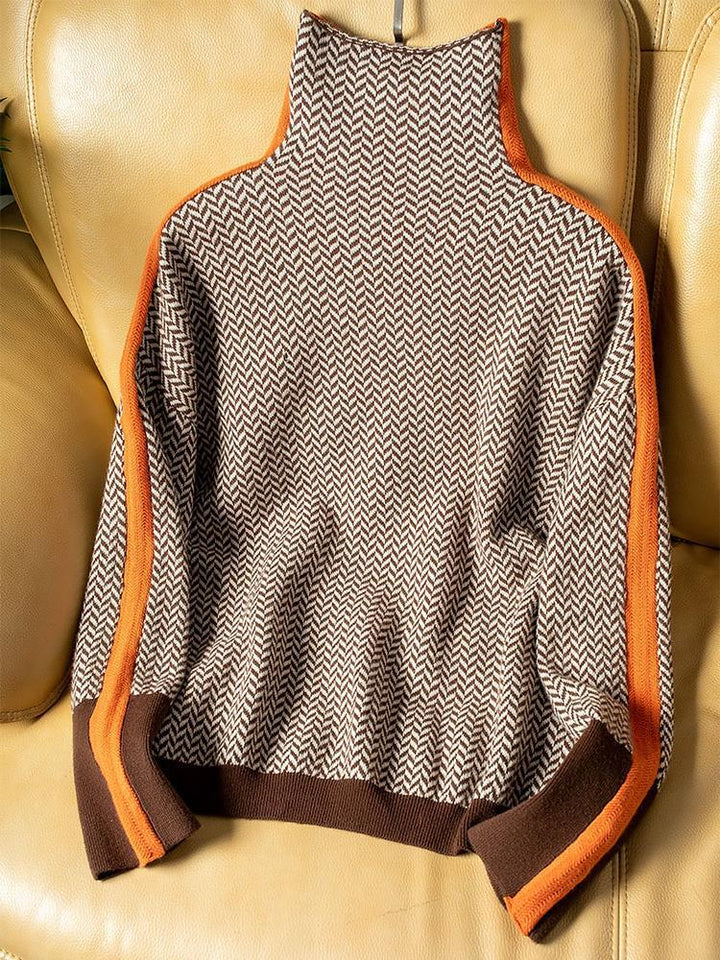 Reniva – pull en maille à col roulé