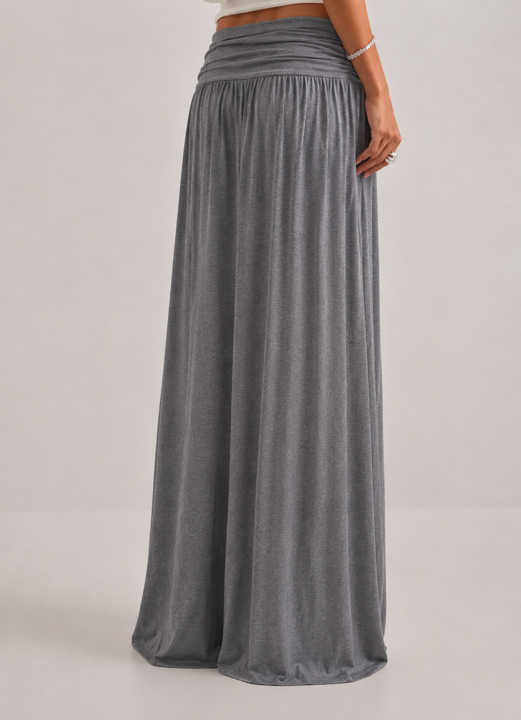 Orlise – jupe à taille froncée