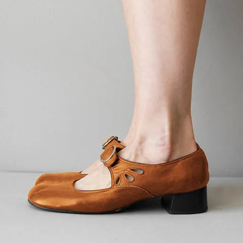 Idessa – Chaussures rétro à bride à boucle