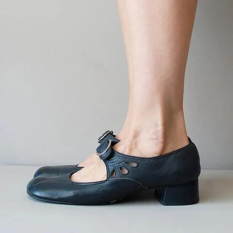 Idessa – Chaussures rétro à bride à boucle