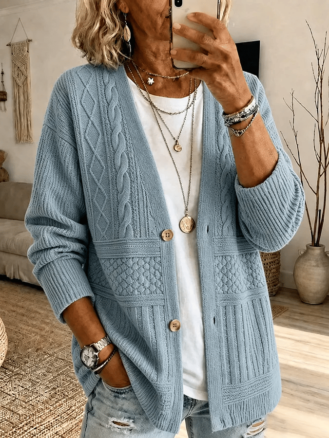 Nalira – Cardigan en jersey imprimé