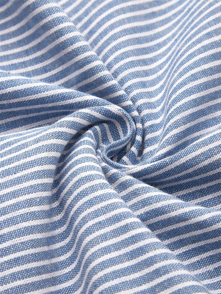 Mevara – robe d'été tissée rayée