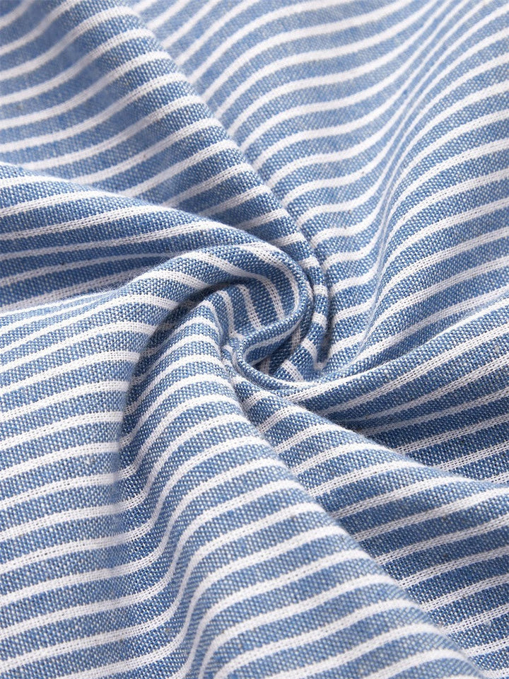 Mevara – robe d'été tissée rayée