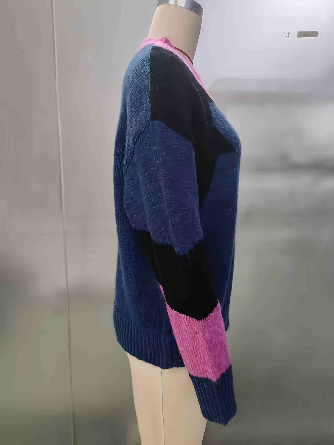 Luniva – pull en tricot à blocs de couleurs