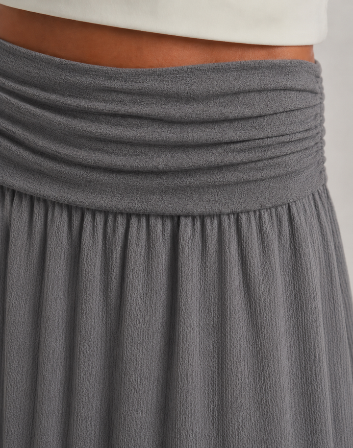 Orlise – jupe à taille froncée