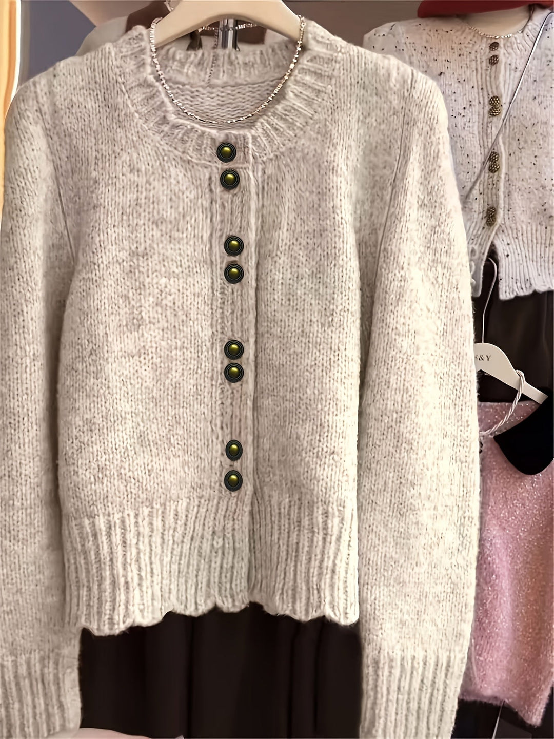 Rilena – Cardigan en maille à un bouton