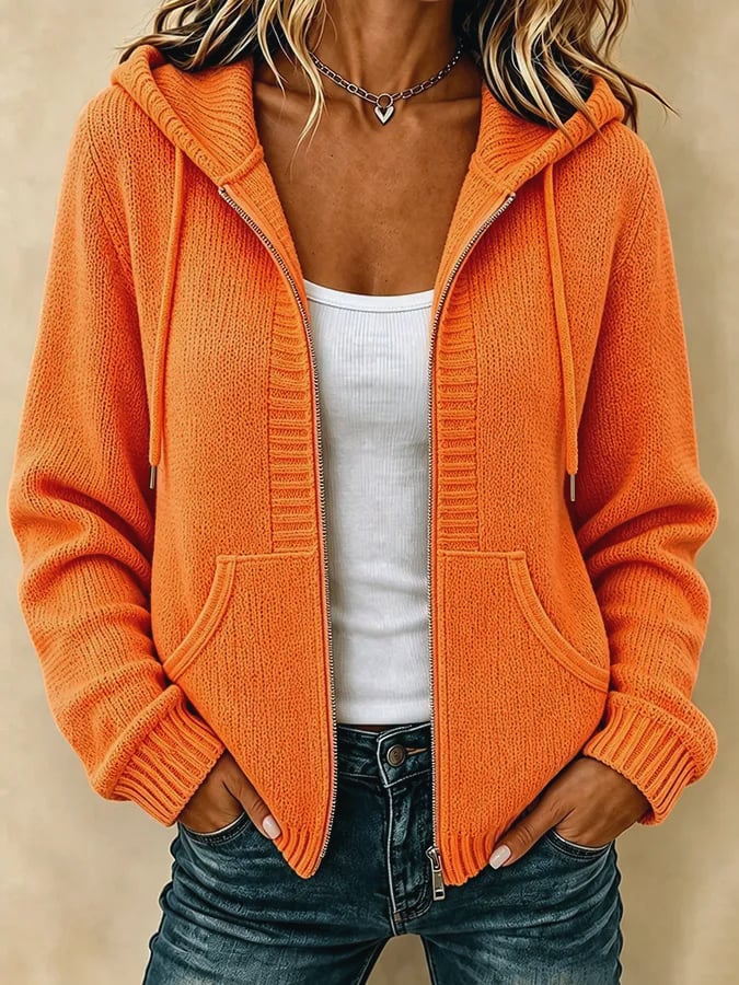 Noreli – Veste tissée à capuche