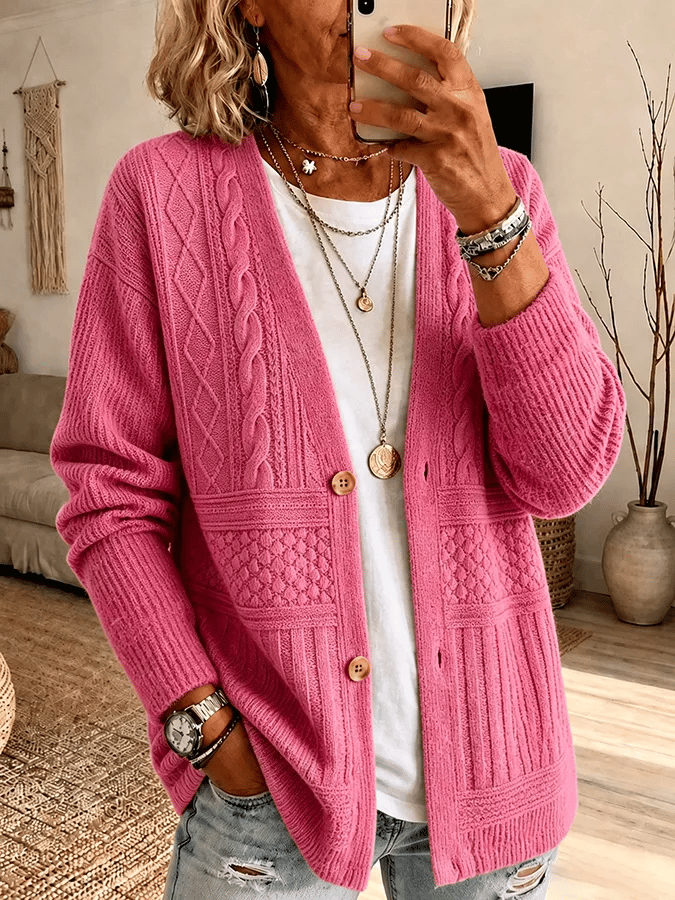 Nalira – Cardigan en jersey imprimé