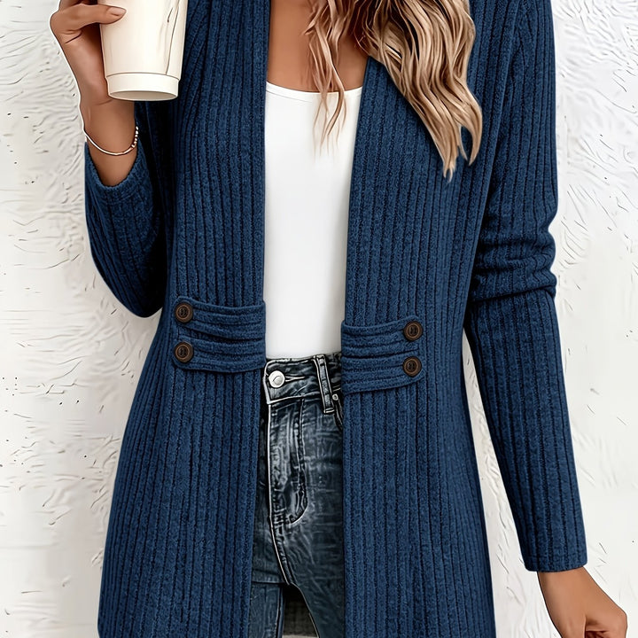 Velira – Cardigan en tricot à double boutonnage