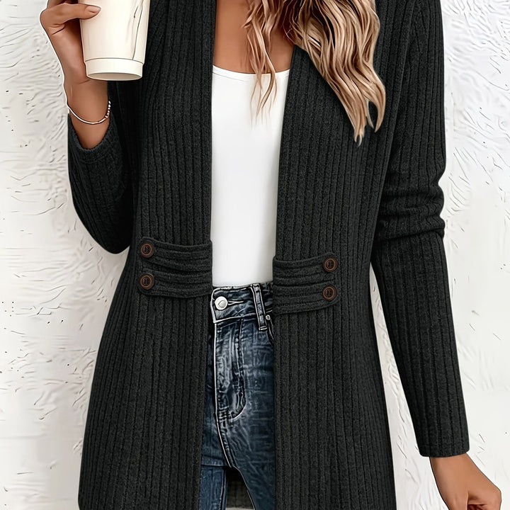 Velira – Cardigan en tricot à double boutonnage
