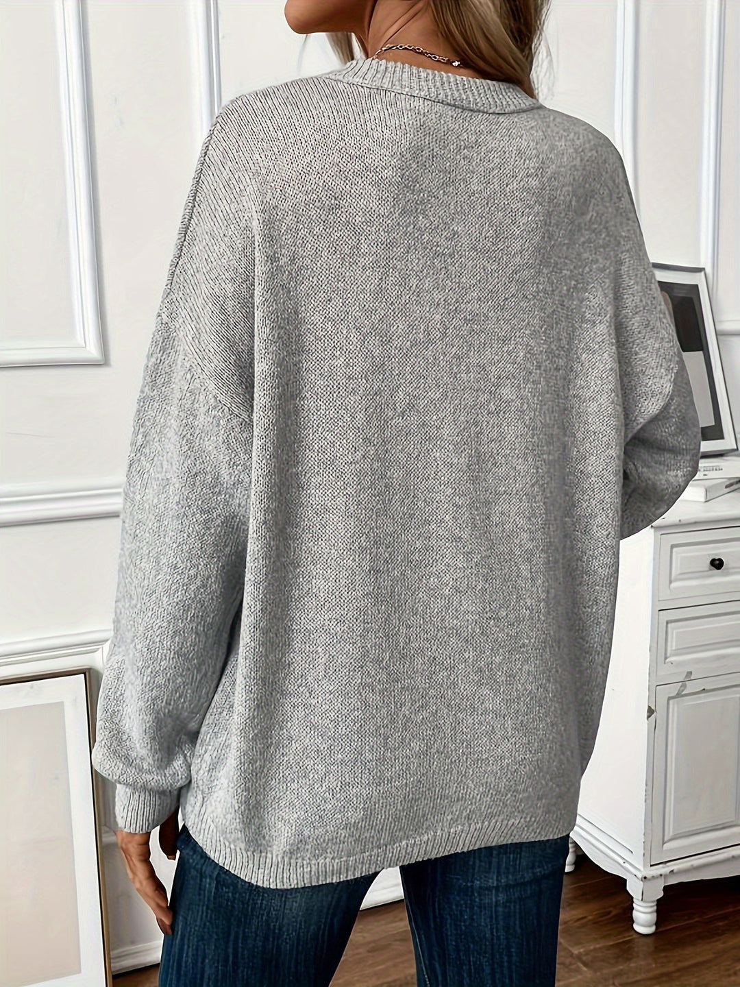 Noreli – pull en maille à couture centrale