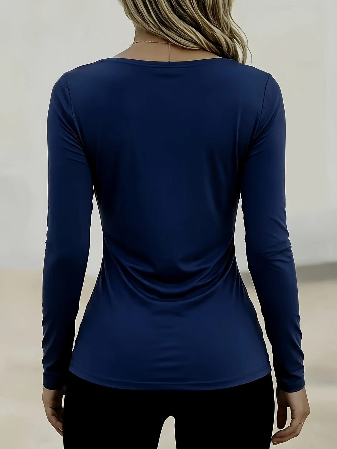 Arlysa – t-shirt à col rond en jersey extensible